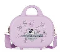 Disney Minnie Happiness Anpassbarer Kulturbeutel mit lila Schultergurt 29 x 21 x 15 cm starres ABS 9,14 l 2,52 kg
