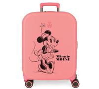 Disney Minnie Happiness Pink Kabinenkoffer 40 x 55 x 20 cm starres ABS integrierter TSA-Verschluss 37 l 3,22 kg 4 Doppelrollen Handgepäck
