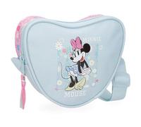 Joumma Disney Minnie Happy Umhängetasche, Blau, 17 x 14,5 x 4 cm, Polyester, 1,7 l, blau, Talla única, Umhängetasche