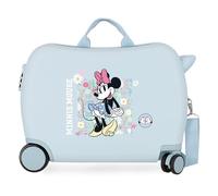 Disney Minnie Happy Hardside-Handgepäckkoffer mit 4 Rädern und Zahlenschloss für Kinder besteht aus ABS, einem stabilen und leichten Material.