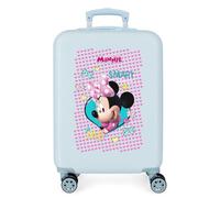 Disney Minnie Happy Helpers Kabinenkoffer Blau 37x55x20 cms Hartschalen ABS Kombinationsschloss 34L 2,6Kgs 4 Doppelräder Handgepäck