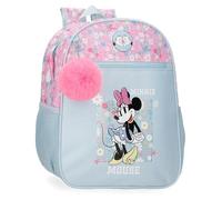 Joumma Disney Minnie Happy Schulrucksack, Blau, 27 x 33 x 11 cm, Polyester, 9,8 l, blau, Talla única, Schulrucksack