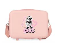 Disney Minnie Heart Nude Anpassbarer Kulturbeutel, 29 x 21 x 15 cm, starres ABS, 9,14 l, 0,8 kg