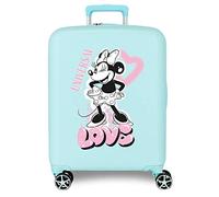 Disney Minnie Heart Türkiser Kabinenkoffer 40x55x20 cm Starres ABS Integriertes TSA-Schloss 38,4 l 2,82 kg 4 Doppelrollen Handgepäck