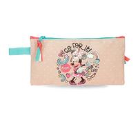 Disney Minnie Lovin Life Federmäppchen Mehrfarbig 22x12 cm Mikrofaser, bunt, etui