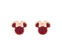 Disney Minnie Mädchen Ohrstecker, Edelstahl Zirkonia, Disney Schmuck