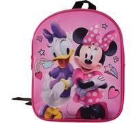 Disney Minnie Maus Daisy Duck - Kinder Jungen Mädchen Rucksack Kinderrucksack mit wunderschönem Motiv mit großen Hauptfach, 24 x 20 x 10 cm, rosa/pink
