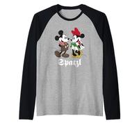 Disney Minnie Maus Dirndl Oktoberfest Raglan