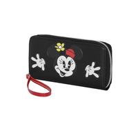 Disney Geldbörse Minnie Maus Face – Unverzichtbar – Schwarz, 19 x 10 cm