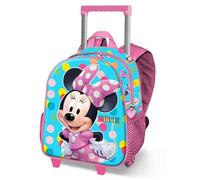 Disney Minnie Maus Fancy-Kleiner 3D Rucksack mit Rädern, Blau, 26 x 34 cm, Kapazität 12,5 L
