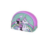 Disney Minnie Maus Fantasy-Casual Oval Münzbörse, Grün, 12 x 9 cm