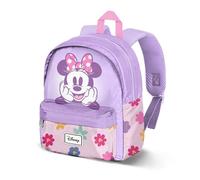 KARACTERMANIA Joy Joy Vorschulrucksack mit Blumenmuster, Unisex, für Kinder, 1 Stück, Minnie Mouse Lilac, Talla única, Joy Vorschulrucksack mit Blumenmuster