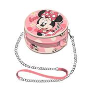 Disney Minnie Maus Garden-Mini-Rundkettentasche, Rosa, 9 x 9 cm