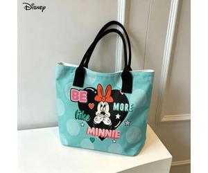 Disney Minnie Maus Handtasche & Schulter Laptoptasche, "Sei mehr wie Minnie" Zitat Muster Umhängetasche für den täglichen Gebrauch