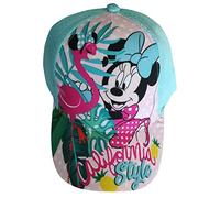 Disney Minnie Maus Kappe Basecap Mütze California Style pink türkis für Kinder, Mädchen und Jungen (as3, Numeric, Numeric_54, türkis)