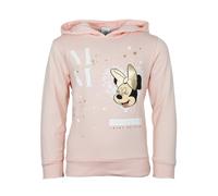 Disney Minnie Maus Mädchen Kapuzen-Hoodie (Gr. 104-152) - Weicher Baumwoll-Sweat mit goldenen Akzenten, Farbe: Rosa, Bekleidungsgröße: 152