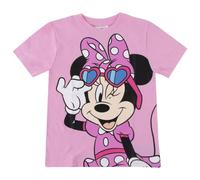 Disney Minnie Maus Mädchen T-Shirt Minnie Mouse, Daisy Duck, 100% Baumwolle, Baumwolle, bequem, Gr. 98-116, Sommer Outfit (DE/NL/SE/PL, Numerisch, 110, Regular, Rosa)