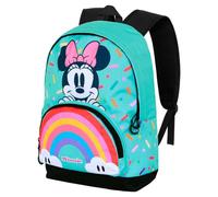 Karactermania Minnie Hs Fan 3.0 Rainbow 23l 41x31x18 Cm Backpack Blau Kinder