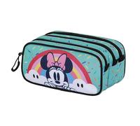 Disney Minnie Maus Rainbow-Trick Fan 2.2 Federmäppchen, Türkis, 23 x 11 cm