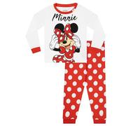 Disney Minnie Maus Schlafanzug | Baumwolle Schlafanzug Mädchen | Pyjama Kinder Lang 92