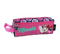 Disney Minnie Maus Schlampermäppchen mit 2 Fächern, rosa/blau
