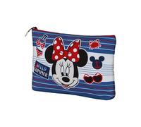 Disney Minnie Maus Summer-Soleil Kosmetiktasche, Blau, 30 x 22 cm