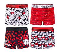 Disney Mädchen Mouse Underwear with Multiple Print and Silhouette Options in Sizes 2/3t-8 Retroshorts, 4er-Pack Minnie Girl Shorts, 2-3 Jahre
