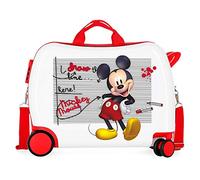 Disney Minnie Mickey Draw The line Kinder-Koffer Rot 50x39x20 cms Hartschalen ABS Kombinationsschloss 34L 2,1Kgs 4 Räder Handgepäck