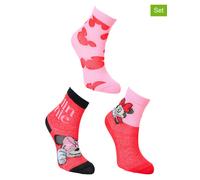 Disney Minnie Mouse 3er-Set: Socken "Minnie" in Rosa - Größe 31-34 | Kinder Socken Strumpfhosen