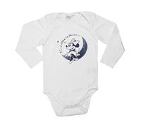 Disney Minnie Mouse Baby Body Unisex - It's written in the stars Strampler Schlafstrampler Langarm Weiß (74-80)