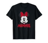 Disney Minnie Mouse Big Red Bow With Name T-Shirt