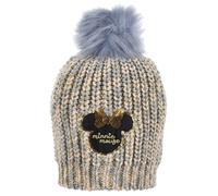 Disney Minnie Mouse Bommelmütze "Minnie" in Grau - Größe 52 cm | Kindermuetzen