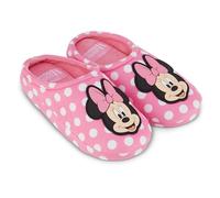 Disney Minnie Mouse Clog Hausschuhe für Damen, klassisch, Minnie Maus, Slipper, weiche Hausschuhe, Pink, 35/36 EU