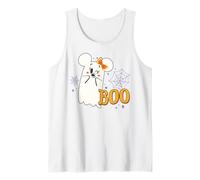 Disney Minnie Mouse Cute Little Ghost Boo Halloween Tank Top