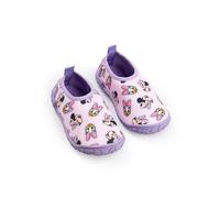 Disney Minnie Mouse & Daisy Mädchen-Badeschuhe in Hellrosa | Lila Sohle, mit Anziehlasche | Leichte Strandschuhe | Bade- und Urlaubsschuhe Fanartikel