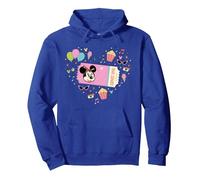 Disney Minnie Mouse Disneyland Celebration '50s Ticket Heart Pullover Hoodie, Unisex für Erwachsene, Königsblau, XXL