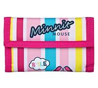 Disney Minnie Mouse Geldbörse mit Klettverschluss, Geldbörse und Kartenhalter, ca. 9 x 14,5 x 0,5 cm, bunt, klassisch, Bunt, Klassisch