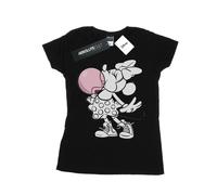 Disney - "Minnie Mouse Gum Bubble" T-Shirt für Damen (Schwarz) XL