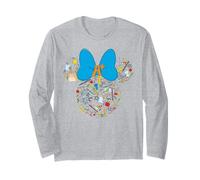Disney Minnie Mouse Icon First 100 Days of School 100th Day Langarmshirt