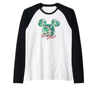Disney Minnie Mouse Icon Tropical Pink Spring Break Raglan