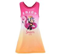 Disney Minnie Mouse Kleid für Mädchen, Trägerkleid für Mädchen, Design 'Summertime' Minnie Maus Kleid, Geschenk für Mädchen, Größen 3 bis 8 Jahre (DE/NL/SE/PL, Alter, 3 Jahre, Regular, Rosa)