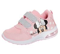 Disney Minnie Mouse Mädchen Leuchtende Turnschuhe Kinder Touch Fasten Blinkende LED Sportschuhe