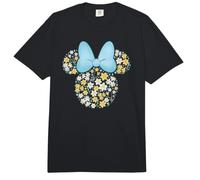 Disney Minnie Mouse March Birth Month Birthstone & Flowers Comfort Colors Adult Heavyweight T-shirt