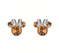 Disney Minnie Mouse Ohrringe Sterlingsilber Geburtsstein November, Sterling Silber