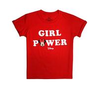 Disney Minnie Mouse Power T-Shirt für Mädchen Gr. 7-8 Jahre, Rot (Rot)