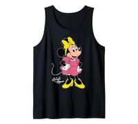 Disney Minnie Mouse Retro Character Cute Pose Trip Matching Tank Top