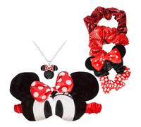 Disney Minnie Mouse Schlafmaske, Haargummi-Set, Halskette und Ohrringe VS700658L.PH