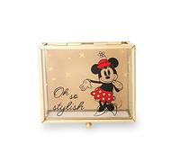 Disney Minnie Mouse Schmuckschatulle - Oh So stilvolle Glas-Schmuckbox mit Minnie Minnie-Schmuck-Organizer-Box