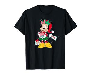 Disney Minnie Mouse Secret Santa Cupcake Nice for Christmas T-Shirt