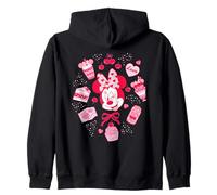 Disney Minnie Mouse Sweet Treats & Cherries Pink Coquette Kapuzenjacke